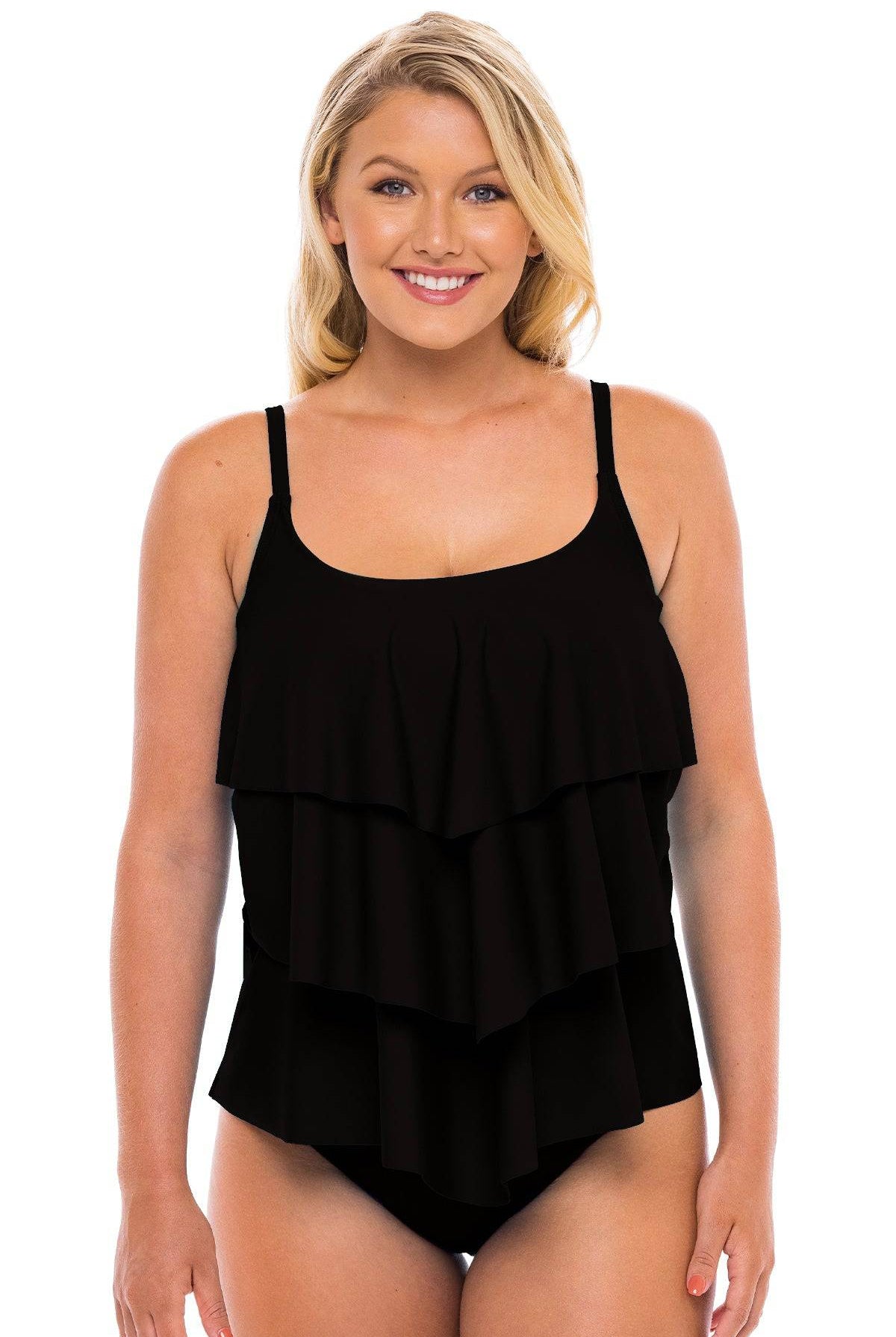 Beach Babe Flounce Tankini - H2OH Colours