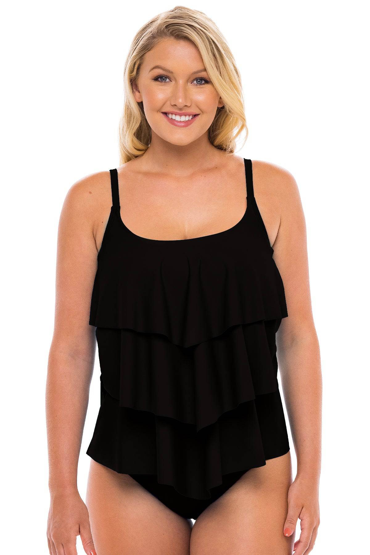 Beach Babe Flounce Tankini - H2OH Colours
