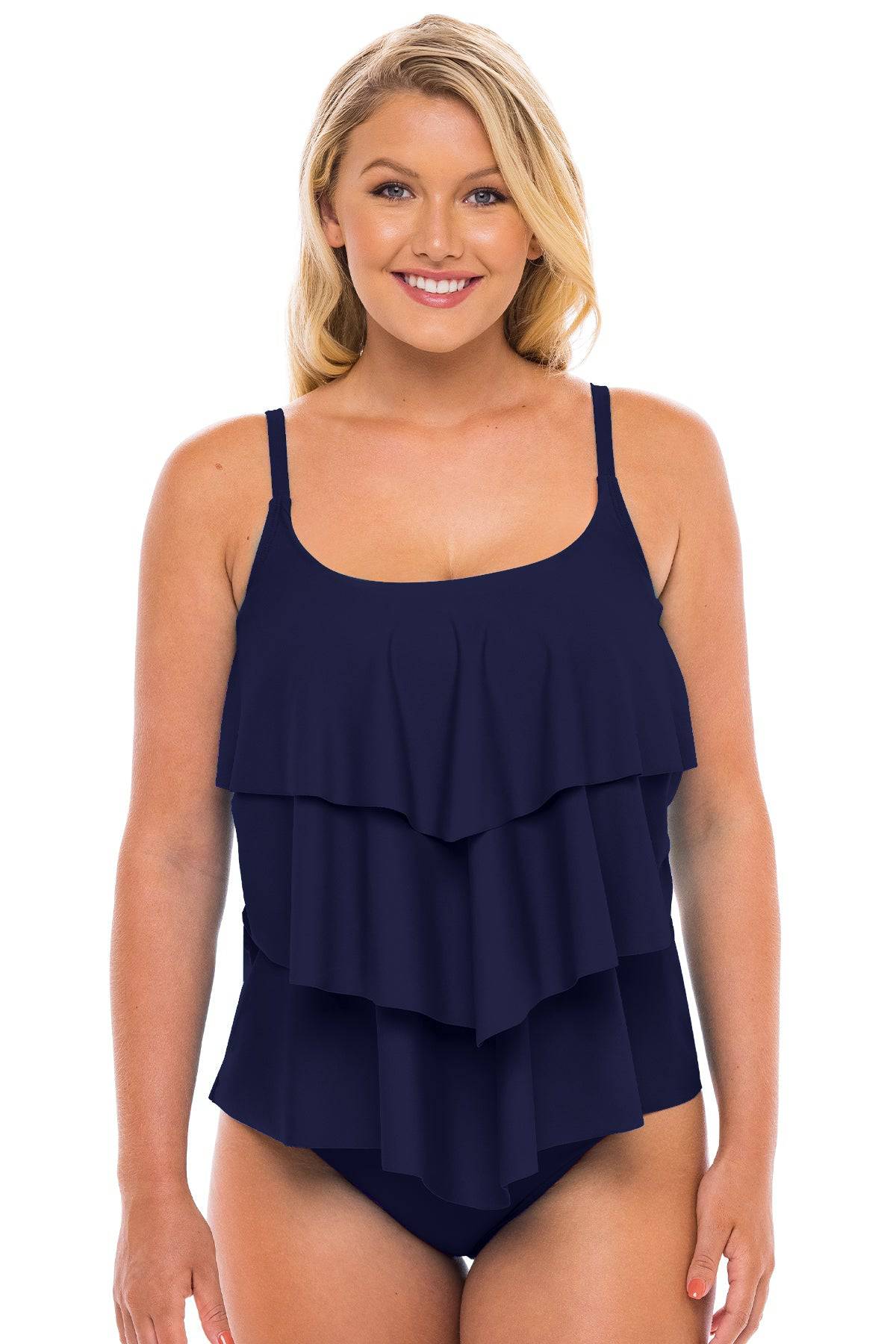Beach Babe Flounce Tankini Sale - H2OH Colours