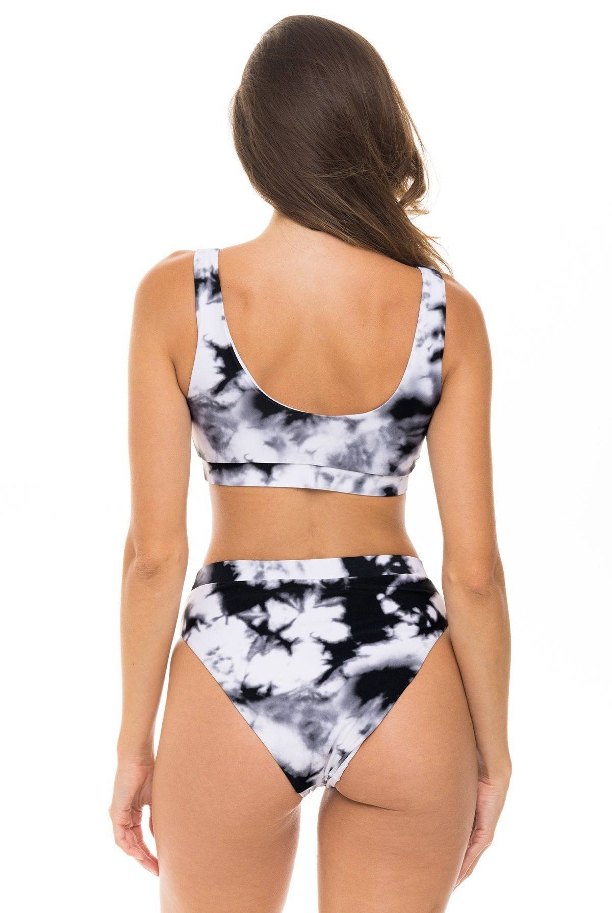 Tie Dye Barcelona Banded Top - H2OH Colours