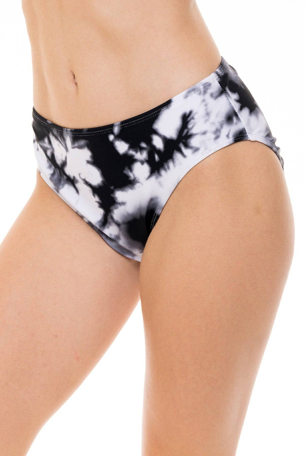 Tie Dye Full Cut High Waist Bottom - H2OH Colours