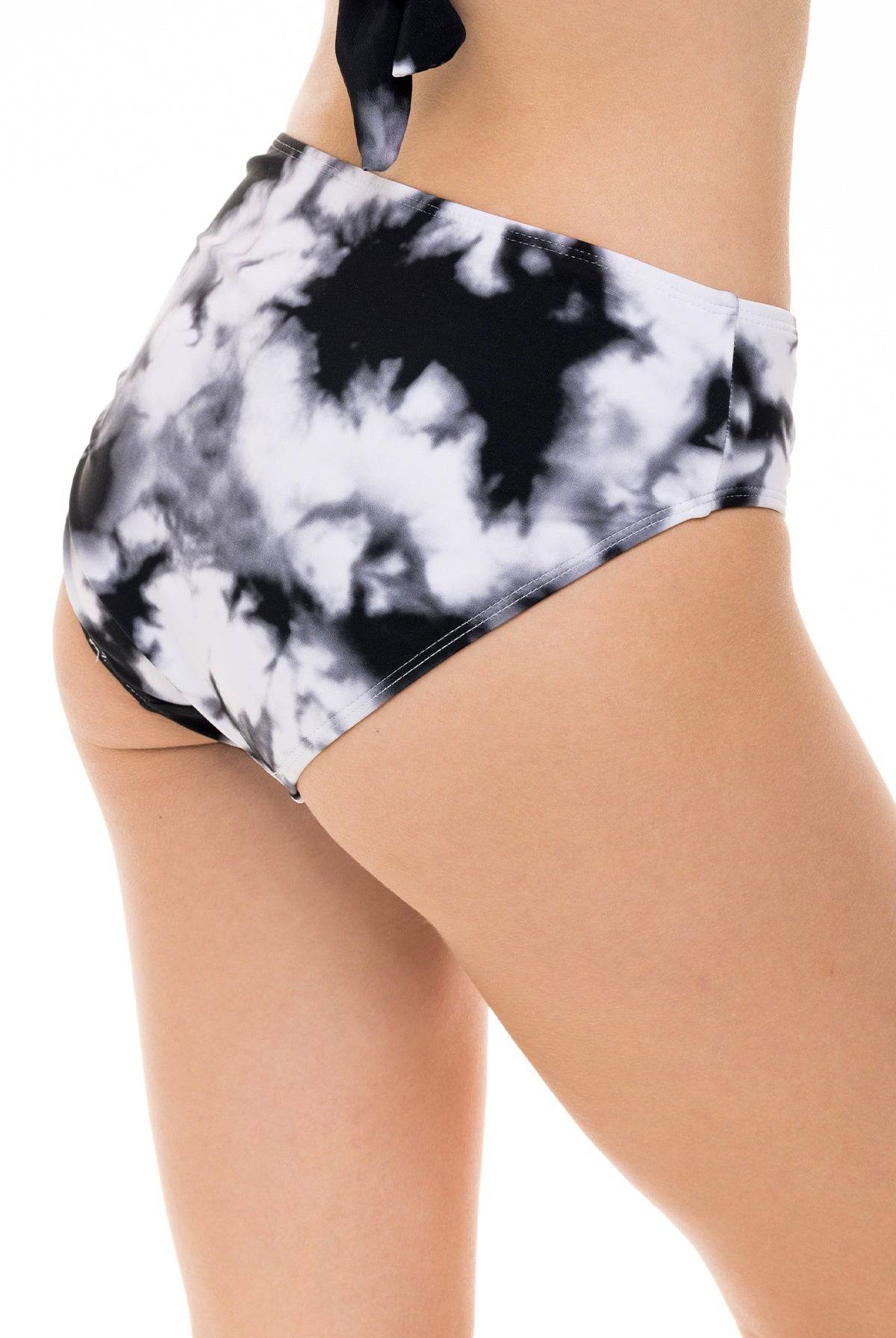 Tie Dye Full Cut High Waist Bottom - H2OH Colours