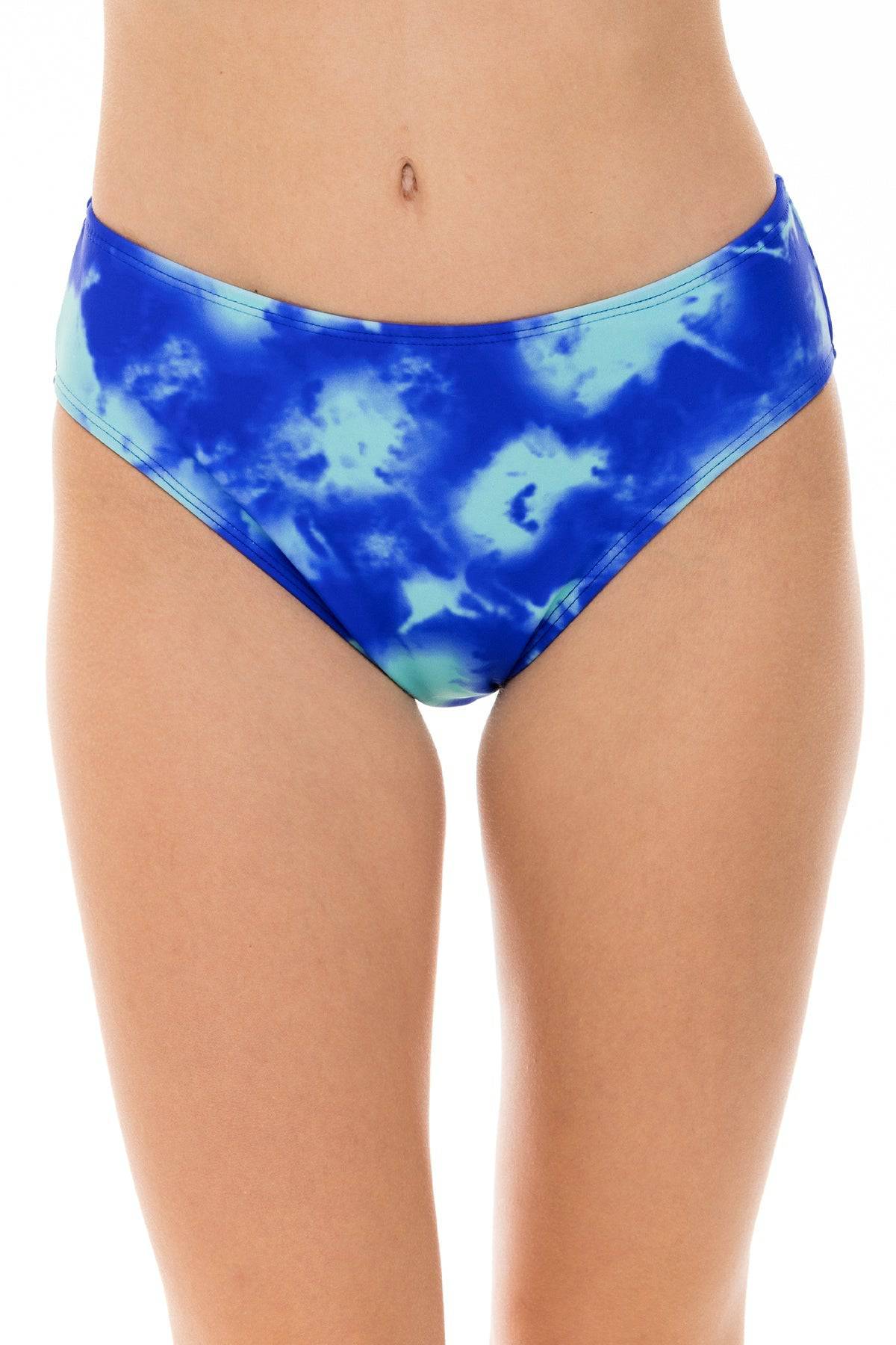 Tie Dye Full Cut High Waist Bottom - H2OH Colours