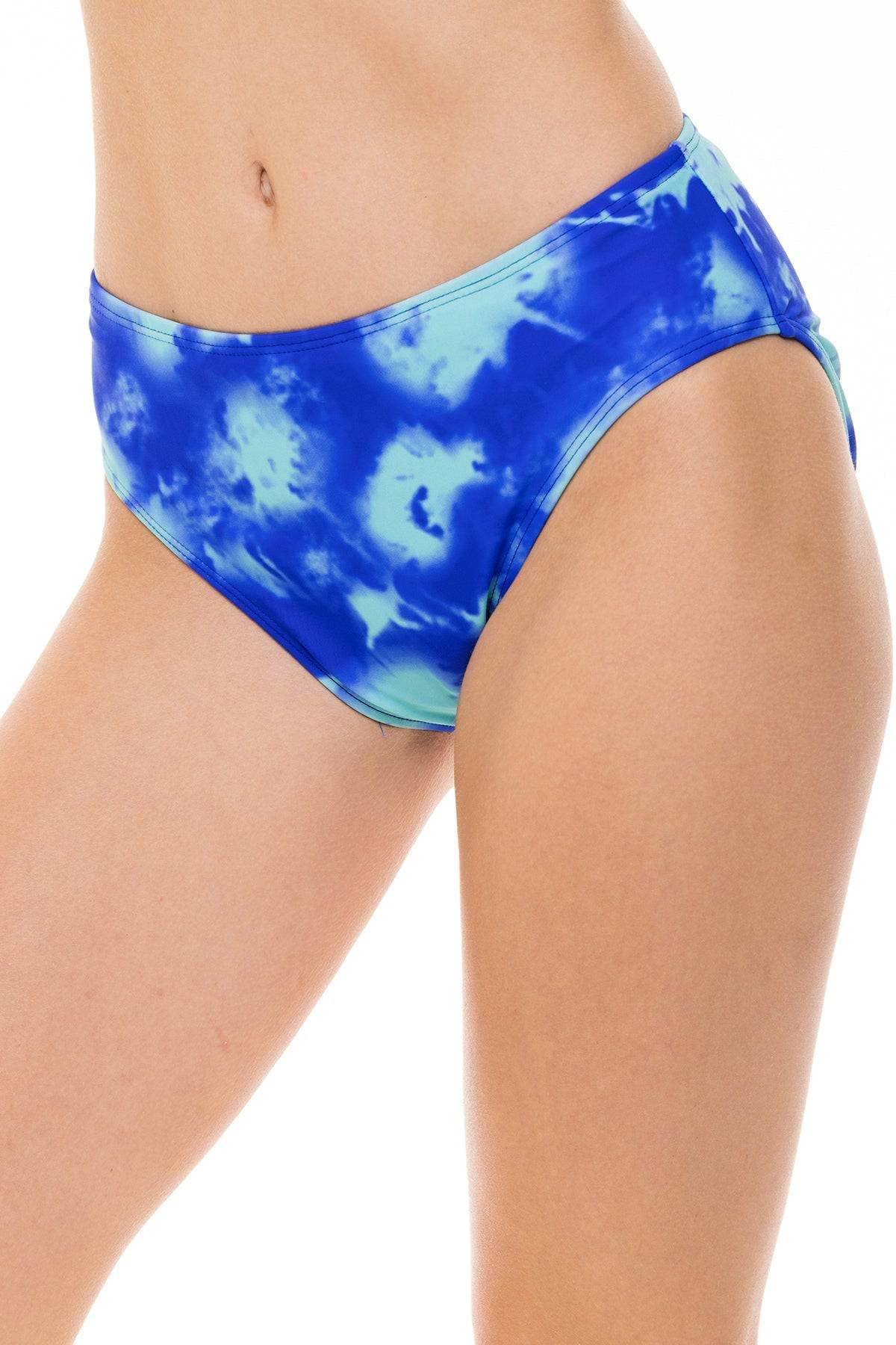 Tie Dye Full Cut High Waist Bottom - H2OH Colours