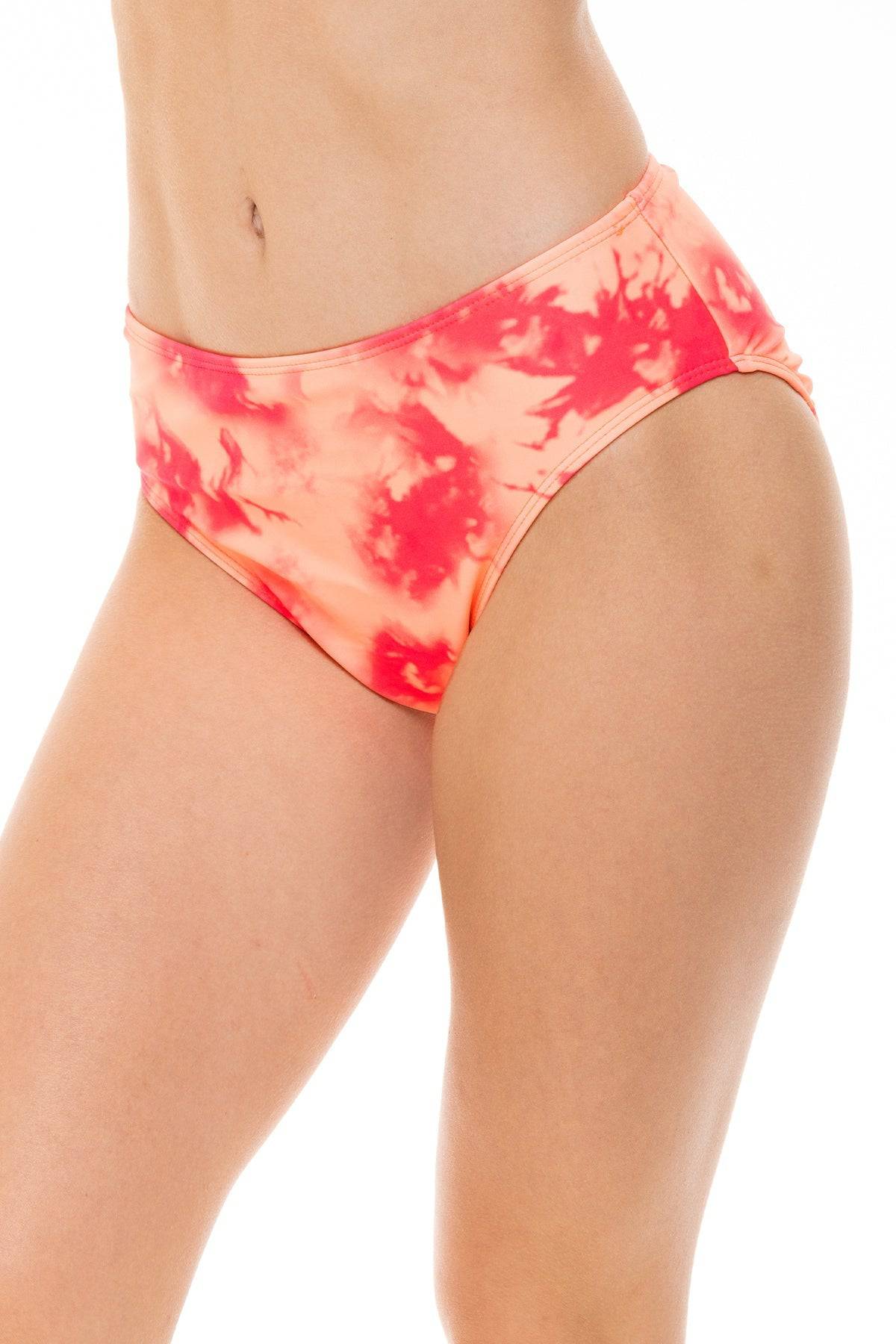 Tie Dye Full Cut High Waist Bottom - H2OH Colours