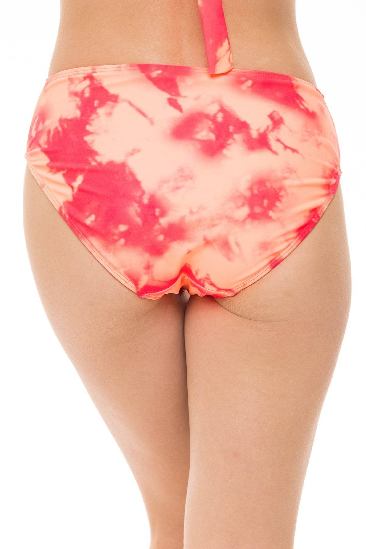 Tie Dye Full Cut High Waist Bottom - H2OH Colours