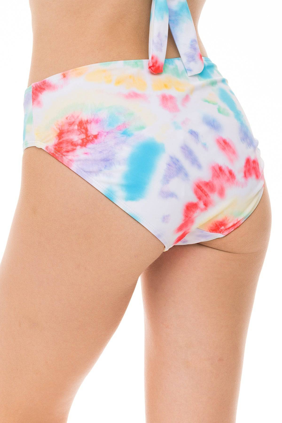 Tie Dye Full Cut High Waist Bottom - H2OH Colours