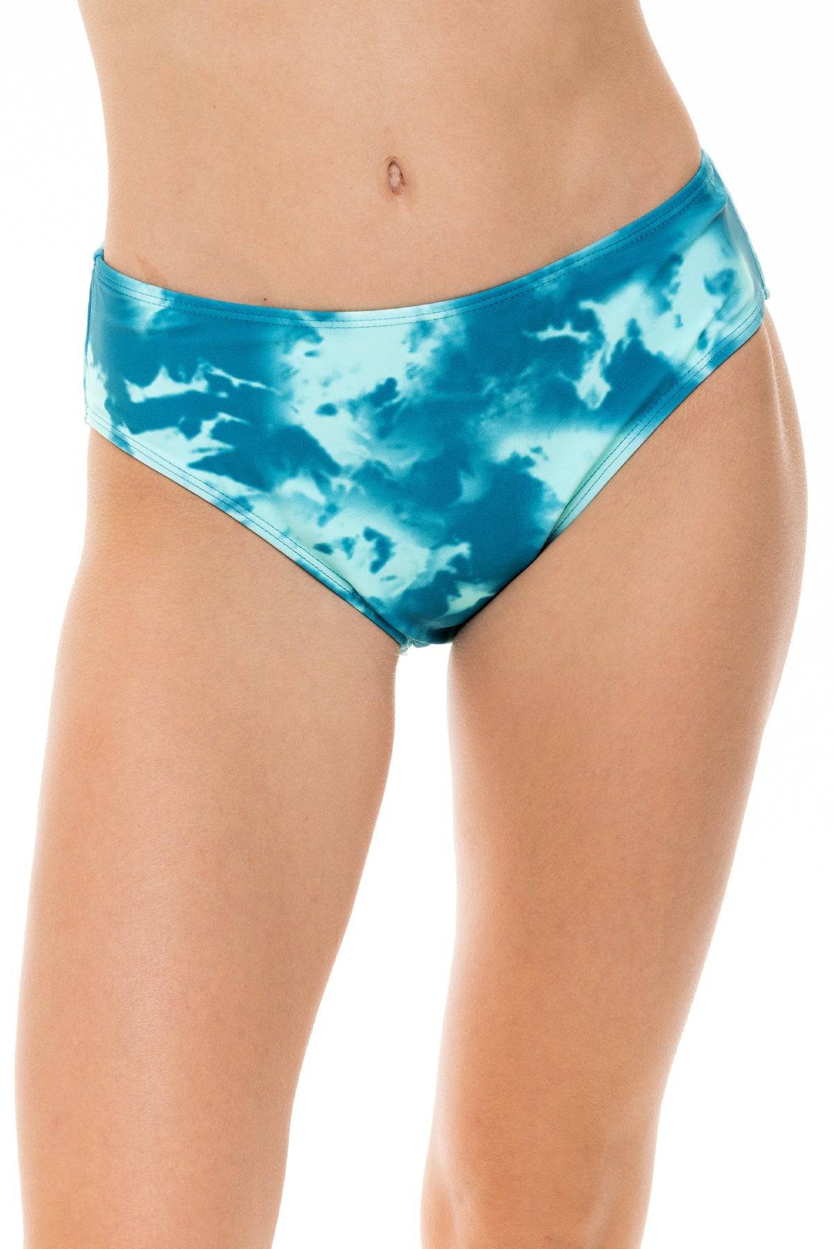 Tie Dye Full Cut High Waist Bottom - H2OH Colours