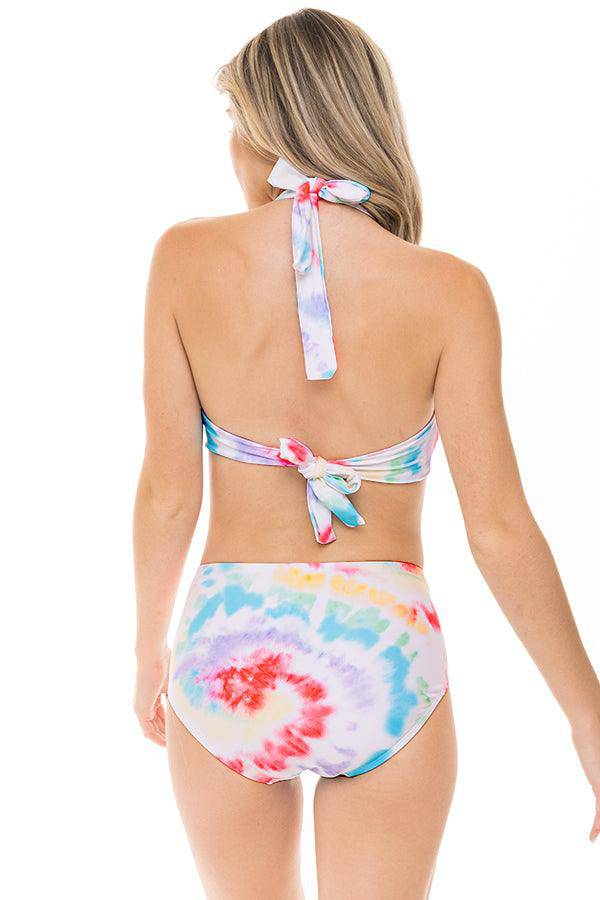 Tie Dye Retro High Waist - H2OH Colours